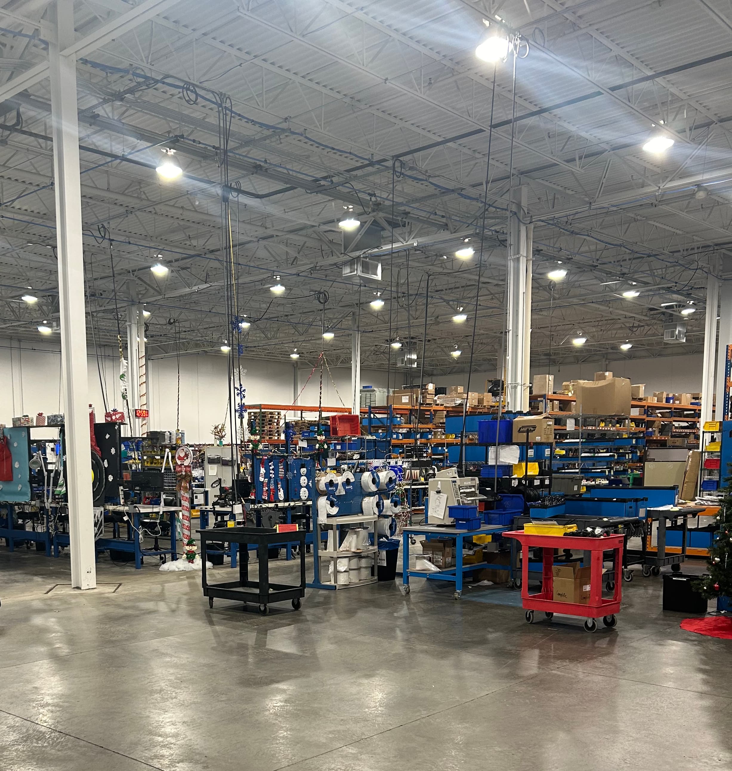 STI-CO manufacturing floor during active operations